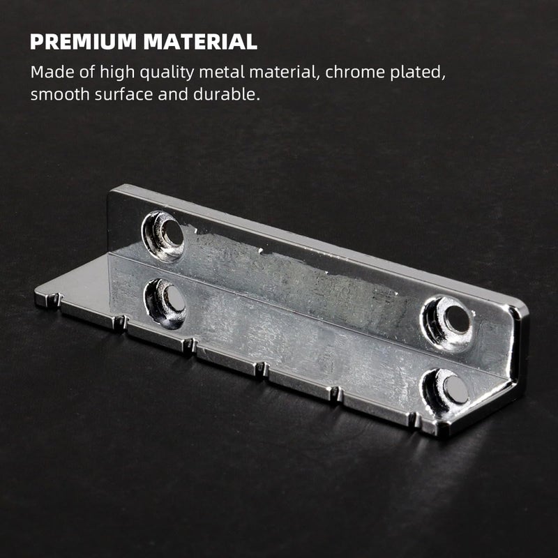 Domofa Metal Guitar Nut Slotted Nut for Lap Steel Guitar or Acoustic Guitar Replacement Parts (Silver) - Image 3
